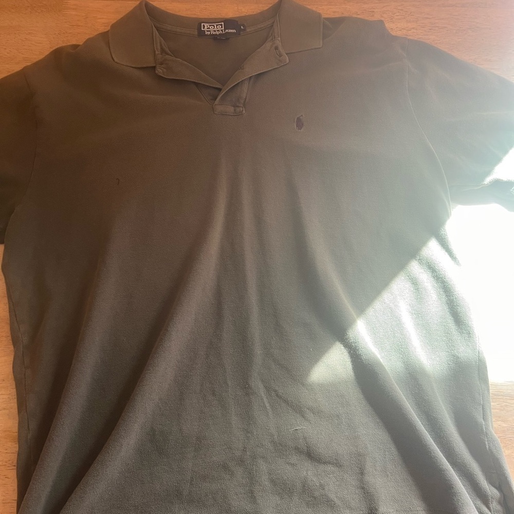 Polo by Ralph Lauren Men's Green Polo Shirt
